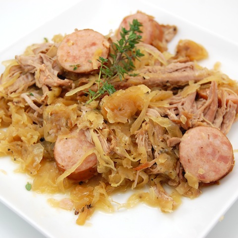 I grew up eating the traditional pork and sauerkraut as my birthday dinner 